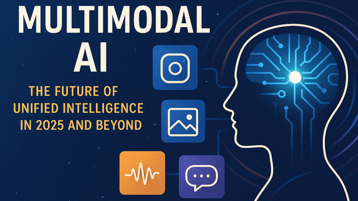 Multimodal AI integrating text, images, audio, and video for futuristic applications in 2025
