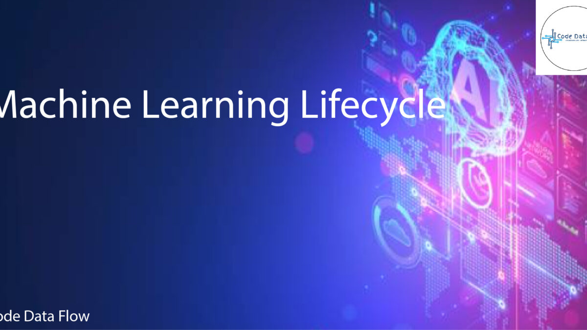 Machine Learning Lifecycle overview showing steps from problem definition, data collection, model training to deployment