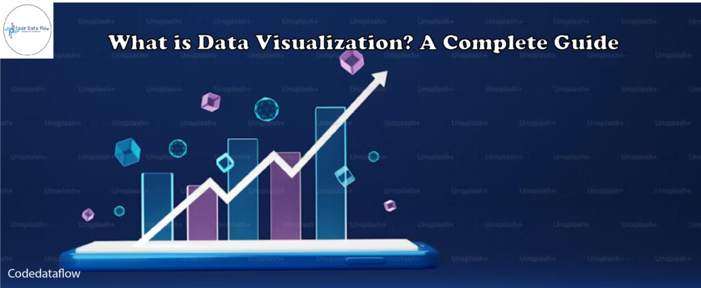 Data visualization concept showing graphs, charts, and dashboards representing data insights