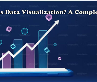 Data visualization concept showing graphs, charts, and dashboards representing data insights
