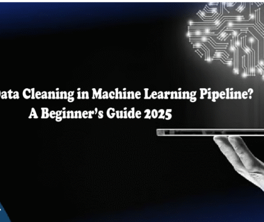 Alt: Data cleaning in machine learning pipeline illustration showing preprocessing steps like handling missing values, removing duplicates, detecting outliers, and scaling data for accurate model training 2025